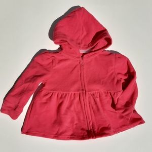 Garanimals Fuschia Pink Lightweight Hoodie 12M